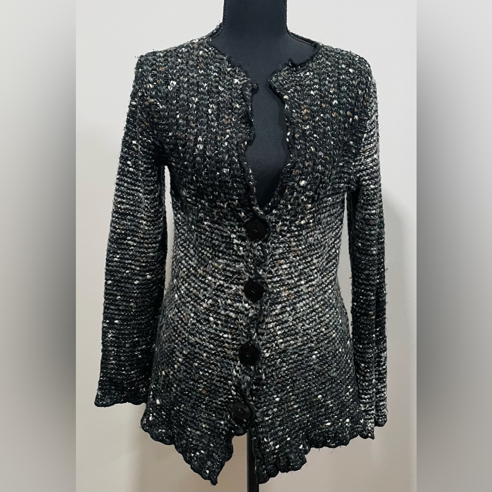 BCBGMAXAZRIA Button Closure Sweater Cardigan